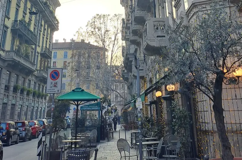 A street in the Porta Venezia neighbourhood