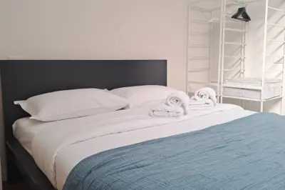 The third bedroom, under the slope of the roof